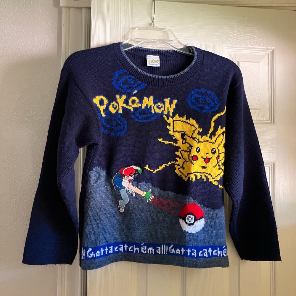 Vintage Pokémon Gotta Catch ‘Em All Kids Sweater